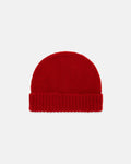 Made-in-Scotland Red Shaggy Dog Beanie